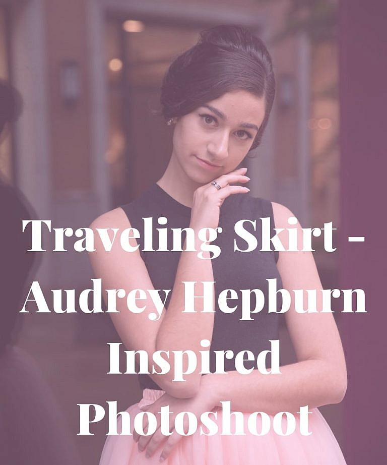Traveling Skirt – Audrey Hepburn Inspired