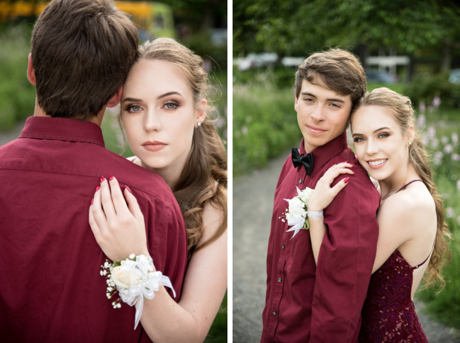 Prom Portrait Tip - Give hands a purpose