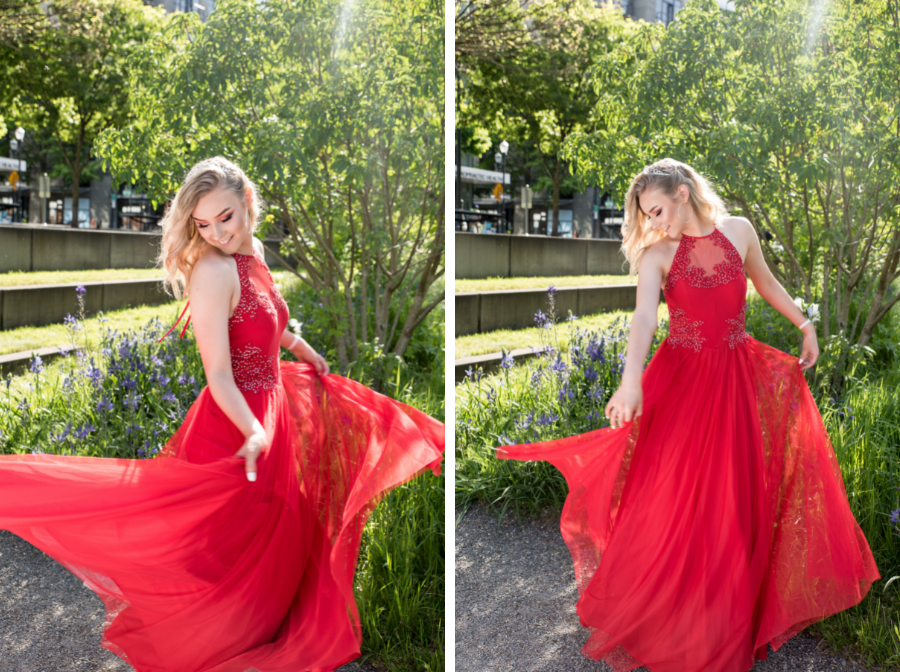 Prom Portrait Tip-Try Movement